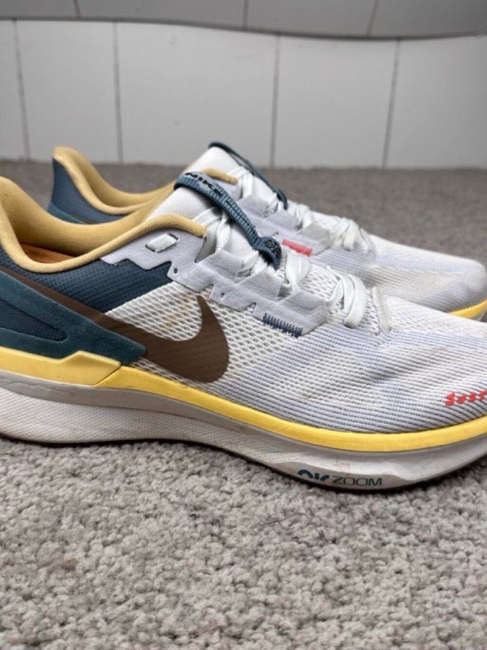 Nike Air Zoom Structure 25 'Summit White Mink Brown' HV5976-121 Men Size 10 US
